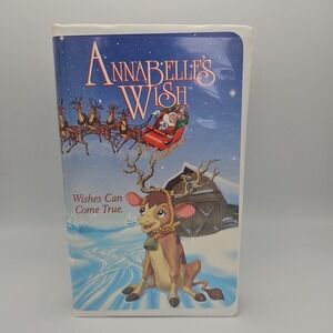 Hallmark Annabelle's Wish VHS Clam Show Movie‎
